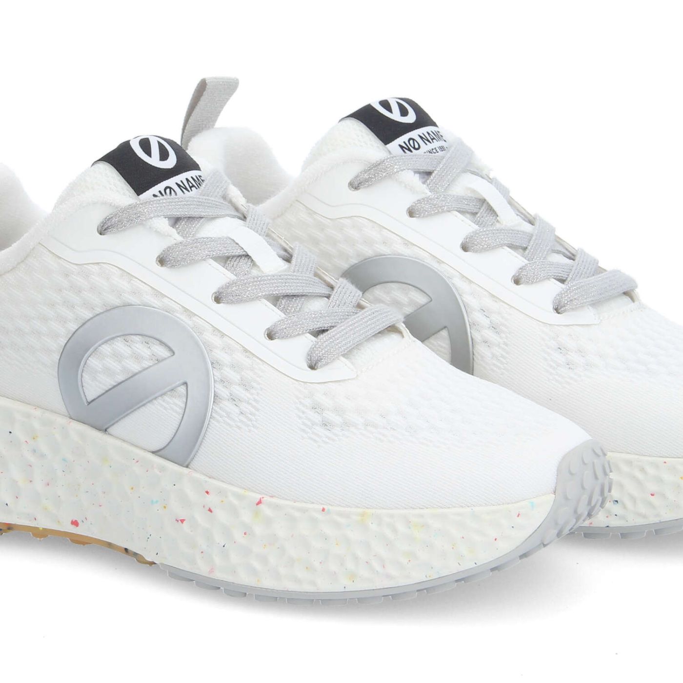CARTER FLY W - MESH RECYC/SIDE - BLANC/ARGENT